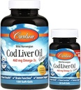 Carlson Laboratories Cod Liver Oil Gems - Ligeramente Lemon 1000 Milligrams 150+30 Sgels