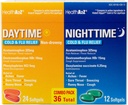 HealthA2Z® Daytime y Nighttime TENIDO Frío &amp; Flu Medicine ← Powerful Multi-Symptom Daytime and Nighttime Relief (24 Daytime &amp; 12 Nighttime Softgels) (Daytime & Nighttime Combo (36 Count Pack of 1))