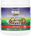NaturesPlus Animal Parade MagKidz, Cherry Flavor - 0.38 lb - Suplemento de polvo de magnesio para niños - Soporte de salud de huesos y músculos - Gluten Free, Sugar Free - 45 Servings