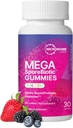 Laboratorios de microbioma MegaSporeBiotic Kids Probiotic - Probióticos de goma con base de esporas para niños - Asistencia Gut Health &amp; Immunity con Bacillus Probiotic Blend - Berry Flavored (30 Gummies)