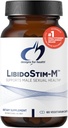 Diseños para la salud LibidoStim-M - Fórmula para Hombres con Tribulus, DIM + Horny Goat Weed - Non-GMO + Gluten Suplemento Herbal gratuito para ayudar a mantener la testosterona normal (60 cápsulas)