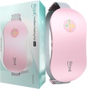 Slimpal Calefacción Pad para Calambres de Período, Portable Cordless Electric Calefacción Pad para Cinturón de Alivio de Dolor Menstrual, Recargable Regalos de Calor Wearable para Mujer Niña Esposa, Rosa