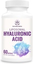 Liposomal Acid hialurónico 1000mg, alta biodisponibilidadCápsulas de ácido hialurónico, suplemento dietético Apoyo Esquía y Huesos, 60 cápsulas