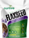 Flaxseed Protein Powder - Plant-Based, Rich in Omega-3 y Antioxidantes - Ideal para la recuperación posterior al entrenamiento - Boost nutricional para el horno Smoothies - No GMO &amp; Gluten-Free (16 oz / 454g)