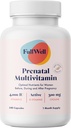 FullWell Prenatal Vitaminas Lemon tención choline, folate, vitamina D para el crecimiento fetal, desarrollo del cerebro  26 Nutrientes vitales ← Dietitian-formulated, OBGYN recomendó, non-GMO, 3er Partido probado, 30 Servimientos