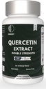 Quercetin Extract Capsules Non-GMO,Gluten-Free, Vegetarian Supports Overall Health Strength Energy (120 Capsules)