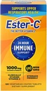 Ester-C Vitamina C 1000 mg Coated Tablets, Immune System Booster, Stomach-Friendly Supplement, 120 Count