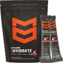 MTN OPS Hydrate Electrolytes Powder Drink Mix, 20 Single Serving On-The-Go Electrolyte Packs con más de 1000 mg de electrolitos por Serving, Strawberry Coconut