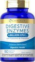 Carlyle Digestive Enzymes Silencio con Probióticos " Prebióticos " TEN 180 Capsules TEN Non-GMO and Gluten Free Supplement for Men " Women