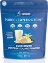 PureClean Protein – 500g Beef + Collagen ISOLATE Powder Silencio Zero Fillers ← Rich in EAAs, BCAAs, Glycine &amp; Proline for Muscle, Joints & Gut ← Premium Grass-Fed Swedish HydroBEEFTM ← Orgánica Vanilla Flavor
