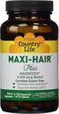 COUNTRY LIFE Vitamins Maxi-Hair Plus BIOTIN, 120 VCAP