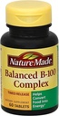 Nature Made Balanced Vitamina B-100 Complex Tablets 60 ea (Pack of 5)