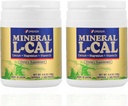 Calcio mineral L-Cal con Vitamina D3, 4 Mes de Suministro, Agua Soluble Ball Formato con Magnesio & Minerales, Absorbing rápido Magnesio de Calcio D3 Suplemento, 1.300 bolas por botella, 130g Cada, Pack de 2
