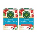 Medicinales tradicionales Orgánica Cada día Detox Schisandra Berry Herbal Tea, apoya la función saludable del hígado (16 Conde (Pack of 2))