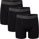 Firmas ecológicas Mens ropa interior Boxer Briefs Cool Soft Stretchy Ethical 3 Pack
