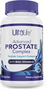 ULTALIFE Advanced Saw Palmetto Prostate Supplement for Men with Beta Sitosterol Promotes Urinary Comfort, Sleep Quality &amp; Prostate Health 90 Capsules