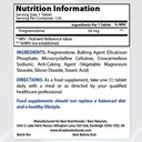 Mejores Naturales Pregnenolona 30 Mg &amp; Vitamina K2 (MK7) con D3