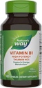 Vía natural Vitamina B1, alta potencia, 100 mg Thiamin por ser, Thiamin HCl, apoya el metabolismo energético*, Gluten Free, 100 cápsulas (paquete mayo Vary)