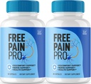 (2 Pack) Free Pain Pro Capsules, Official Free Pain Pro Supplement Capsules Advanced Formula, Free Pain Pro Pills All Natural to Support Global Wellness, Free Pain Pro Formula Review, 120 Capsules