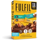 FULFIL Protein Snack Bares, 6 Chocolate Peanut y Caramel &amp; 6 Chocolate Salted Caramel, 15g Protein, Pantry Staples, 12 Condes