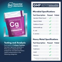 Elementos esenciales Péptidos de colágeno hidrolizado Polvo para Mujeres Hombres - Conjunto, Esquí, Pelo &amp; Nail Soporte - 15 Gramos de Tipo I &amp; III Grass-Fed Collagen - 30 Servimientos