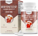 Red Vine Leaf &amp; Horse Chestnut Extract Capsule Supplements (Vitis Vinifera) 1500mg -Extracto de Premium para las venas saludables, Circulación, Corazón, Skin