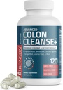 Bronson Advance Colon Cleanse Premium Cleanse & Detox Fórmula con Psyllium Husk, Senna Leaf, Cascara Sagrada, Ginger Root, Licorice Root &amp; More, Non-GMO, 120 cápsulas