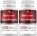 Glyco Vantage Capsules - GlycoVantage Advanced Supplement, All Natural Formula to Maintain Healthy Levels, Maximum Strength Daily Formula, Glyco Ventage Capsules Reviews (2 Pack - 120 cápsulas)