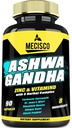 8in1 Suplementos Orgánicos de Ashwagandha para Hombres &amp; Mujeres 3 Mes de Suministro - 5640 mg con zinc, vitaminaD, Turmérica, hierba de San Juan, Rhodiola Rosea, &amp; Más - Cuerpo de Apoyo, Immune, Mood &amp; Strength - 90 Condes