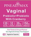 Prebiótico vaginal+Probiótico con arándano, 120 millones de UC, 32 Strains, 150 mg Prebióticos