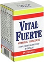 Suplemento de combustible vital, vitaminas y minerales, 30 cápsulas, botella.