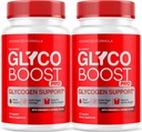 (2 Pack) Glyco Boost Pro Glyco Optimizer - Oficial GlycoBoost Pro Advanced Formula Blood Support Capsules, Glycoboost Pro Glycogen Supplement Pills Maximum Strength Todos los ingredientes naturales, 2 meses