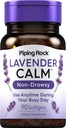 Piping Rock Lavender Calm Pills 80mg  90 Softgels ← Suplemento No Lavender Lavandula Angustifolia Silencio No GMO, Gluten Free
