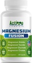 Active Lifestyle 4X Magnesium Supplement, Magnesium Glycinate, Taurate, Malate, Orotate Complex, Calm Sleep, GMO Free, Gluten Free, Soy Free, Dairy Free, Lab Tested, Made in USA