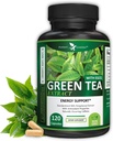Potent Garden Green Tea Extract with EGCG Natural Energy, Mental Focus, Immune Support, Antioxidant and Healthy Heart Formula, Non-GMO 120 Green Tea Extract Capsules