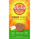 Metamucil MultiGrain Fiber Wafers Apple Crisp - 12 ct, Pack de 2