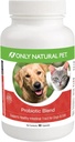 Solo Natural Pet Probiotic Dog and Cat Supplement - Digestive & Intestinal Tract Health Enzyme Formula, Puppy &amp; Canine Digestive Support, Best for Stomach Relief & Gas Aid - 90 Capsules.