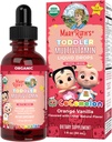 MaryRuth Organics CoComelon Toddler Kids Multivitamin with Iron ← Immune Support ← Toddler Vitamins  USDA Orgánica ← Sugar Free ← Multivitamin Liquid Drops for Kids Ages 1-3 ← Vegan Silencio 1 Fl Oz