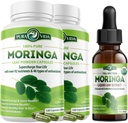 Moringa Capsules 120ct. 500mg Caps. (Pack of 2) y Orgánica Moringa Oil (2fl oz)