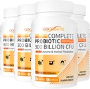 Probiotics for Women & Men, 300 Billion CFU 11 Strains + Organic Herbal & Digestive Enzymes, Probiotic for Digestive Health, Gas & Bloating, Immune, Gut Health for Women & Men, Shelf Stable, 240 Caps