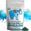 Chlorella Spirulina Powder Orgánico ← Super Greens Powder y Smoothie Mix Silencio Rich in Chlorophyll for Immune Support and Energy ← Raw Vegan Protein ← Spirulina Chlorella Powder ← 50 Servings