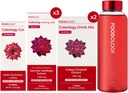 FOODOLOGÍA RED Quemar 1-Mes Full Set/Coleology Cut(1ea) & Coleology Drink Mix(2ea) & Coleology Cutting Jelly(3ea) $ Water Bottle(1ea)...