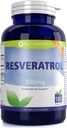 Resveratrol 500mg 180 Capsules 90 Serviciones de 1000mg o 60 Serviciones de 1500mg