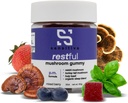 Sensitiva Restful Mushroom Gummies P.M. Fórmula - Reishi & Turquía Tail Mushroom Suplemento Gummies, Mushroom Gummies for Sleep, Relax & Stress Relief (Mixed Berry P.M. Fórmula)