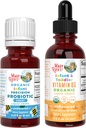 MaryRuth Organics Infant Precision Probiotics Colic &amp; Vitamin D3 Drops TEN USDA Proyecto de etiqueta orgánica y limpia Verified®  sometida Vitaminas para el soporte inmunitario &amp; Wellness general ← Vegan, Non-GMO, Gluten Free