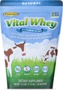 Polvo de proteína de grano para la vitalidad inmune, sabor natural 2,5 libras (56 servidumbres), 15g Protein per serve, Vital Whey, Holístico limpio, Wellness Nutrition