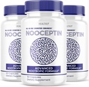 (3 Pack) Nooceptin Brain Supplement - Official Formula - Nooceptin Advanced Formula Nootropic Supplement for Kids and Adults - Extra Strength Memory, Cognitive Support Brain Powder (180 cápsulas)