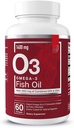 Elementos esenciales Omega-3 Suplemento de aceite de pescado con EPA & DHA TENIDO Ácidos grasos para inmune, corazón &amp; apoyo cognitivo
