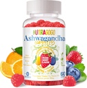 Ashwagandha Gummies & Vitamina D3 Gummies 60 Conde - Suplemento de Aswangdha Orgánica para mejorar el sueño, el alivio de estrés " calma de la humedad(Mixed Berry, Vegan, Plant Based,Gluten-Free " Gelatin Free)-1pack