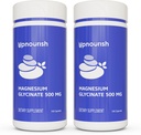 UpNourish Chelated Magnesium Glycinate 500mg Capsules - Magnesium Chelate for High Absorption - Suplemento de magnesio puro para calma, calambres de las piernas, relajación muscular 480 cápsulas
